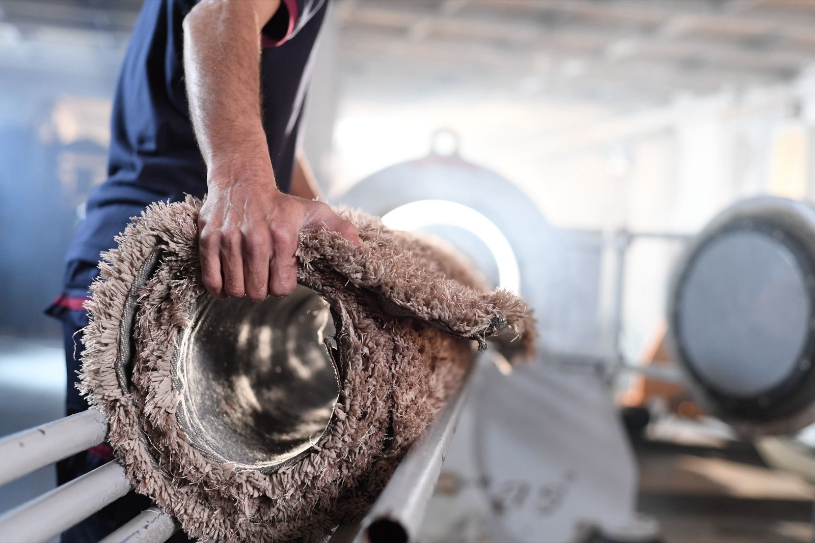 Traditional rug care at Poly Service
